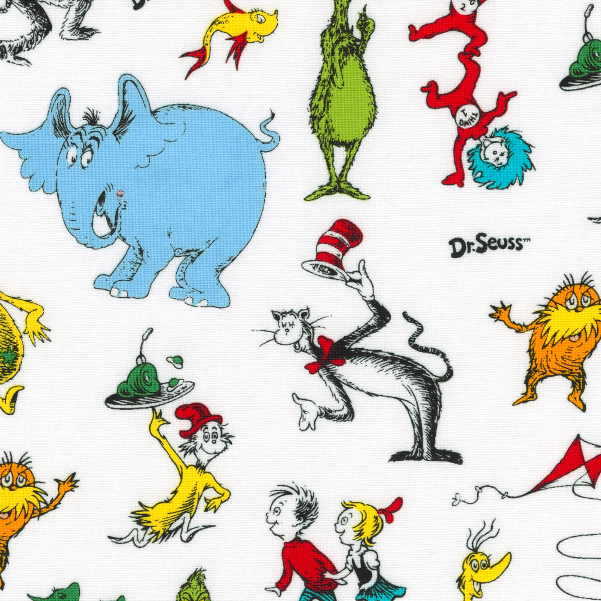 Dr. Seuss™ Characters Cotton Fabric